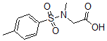 结构式 CAS# 2644-99-7, N-甲基-N-[(4-甲基苯基)磺酰基]-甘氨酸