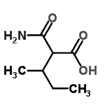 CAS#: 26536-97-0， 2-Carbamoyl-3-Methylpentanoic Acid