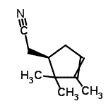 CAS#: 26585-74-0， [(1R)-2,2,3-Trimethyl-3-Cyclopenten-1-Yl]Acetonitrile
