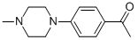 structure of CAS# 26586-55-0, 1-[4-(4-Methylpiperazino)Phenyl]-1-Ethanone;1-[4-(4-Methyl-1-Piperazinyl)Phenyl]Ethanone;Brn 0885205