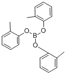 structure of CAS# 2665-12-5, Tris(2-Methylphenoxy)Borane;Boric Acid (H3bo3), Tris(Methylphenyl) Ester;Tritolyl Orthoborate