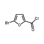结构式 CAS# 26726-16-9, 5-溴-2-糠酰氯