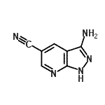 CAS#: 267413-11-6， 3-Amino-1H-Pyrazolo[3,4-b]Pyridine-5-Carbonitrile