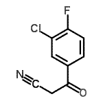 CAS#: 267880-79-5， 3-(3-Chloro-4-Fluorophenyl)-3-Oxopropanenitrile