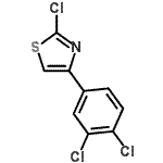 CAS#: 26847-04-1， 2-Chloro-4-(3,4-Dichlorophenyl)-1,3-Thiazole