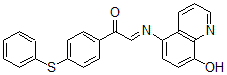CAS#: 26873-17-6， alpha-[(8-Hydroxy-5-Quinolyl)Imino]-4'-(Phenylthio)Acetophenone