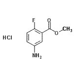 CAS#: 269071-91-2， Methyl 5-Amino-2-Fluorobenzoate Hydrochloride (1:1)