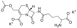 CAS#: 26944-38-7， (6R-(6alpha,7beta(S*)))-3-(Acetoxymethyl)-7-(5-Amino-5-Carboxyvalerylamino)-8-Oxo-5-Thia-1-Azabicyclo(4.2.0)Oct-2-Ene-2-Carboxylic Acid Potassium Salt