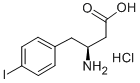 结构式 CAS# 270065-70-8, (S)-3-氨基-4-(4-碘-苯基)-丁酸盐酸盐