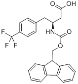 结构式 CAS# 270065-81-1, 芴甲氧羰基-(S)-3-氨基-4-(4-三氟甲基-苯基)-丁酸
