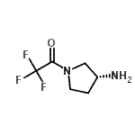 CAS#: 270584-80-0， 1-[(3R)-3-Amino-1-Pyrrolidinyl]-2,2,2-Trifluoroethanone