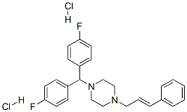 CAS#: 27064-95-5， 1-[Bis(4-Fluorophenyl)Methyl]-4-Cinnamylpiperazine Dihydrochloride