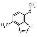 CAS#: 27077-80-1， 4-Methoxy-7-Methyl-1H-Benzimidazole