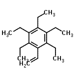 CAS#: 2715-34-6， 1,2,3,4,5-Pentaethyl-6-Vinylbenzene