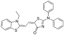 CAS#: 2718-78-7， (5Z)-2-(Di(Phenyl)Amino)-5-[(2E)-2-(3-Ethyl-1,3-Benzothiazol-2-Ylidene)Ethylidene]-1,3-Thiazol-4-One