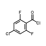 structure of CAS# 272104-45-7, 4-Chloro-2,6-Difluorobenzoyl Chloride