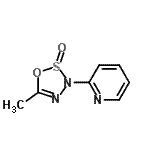 CAS#: 27217-59-0， 2-(5-Methyl-2-Oxido-3H-1,2,3,4-Oxathiadiazol-3-Yl)Pyridine