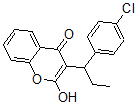 CAS#: 2728-02-1， 3-[1-(4-Chlorophenyl)Propyl]-2-Hydroxychromen-4-One