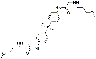 CAS#: 2731-62-6， 2-(3-Methoxypropylamino)-N-[4-[4-[[2-(3-Methoxypropylamino)Acetyl]Amino]Phenyl]Sulfonylphenyl]Acetamide