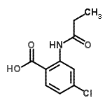 CAS#: 274901-75-6， 4-Chloro-2-(Propionylamino)Benzoic Acid