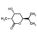 CAS#: 274905-39-4， (3R,4R,6S)-4-Hydroxy-6-Isopropyl-3-Methyltetrahydro-2H-Pyran-2-One