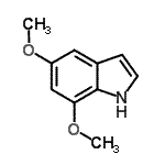 CAS#: 27508-85-6， 5,7-Dimethoxy-1H-Indole