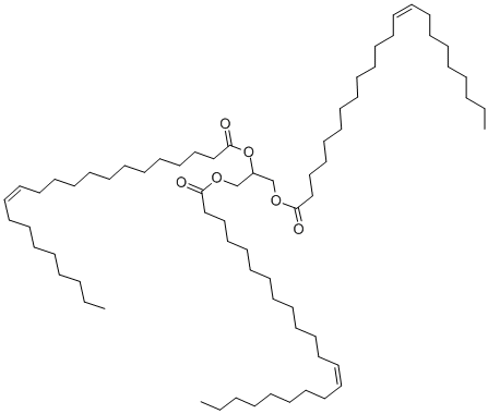 structure of CAS# 2752-99-0, Glycerol trierucate;(Z)-Docos-13-Enoic Acid 2,3-Bis[(Z)-1-Oxodocos-13-Enoxy]Propyl Ester;(Z)-Docos-13-Enoic Acid 2,3-Bis[[(Z)-Docos-13-Enoyl]Oxy]Propyl Ester;1,2,3-Propanetriol Tri(13-Docosenoate)