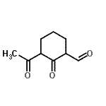 CAS#: 275383-51-2， 3-Acetyl-2-Oxocyclohexanecarbaldehyde