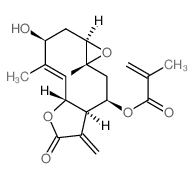 CAS#: 27542-17-2， 2-Methylpropenoic Acid [(1aR,3S,4Z,5aR,8aR,9R,10aR)-1a,2,3,5a,7,8,8a,9,10,10alpha-Decahydro-3-Hydroxy-4,10alpha-Dimethyl-8-Methylene-7-Oxooxireno[5,6]Cyclodeca[1,2-b]Furan-9-Yl] Ester