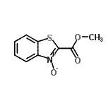 CAS 登录号：27655-31-8， 甲基1,3-苯并噻唑-2-羧酸酯3-氧化物