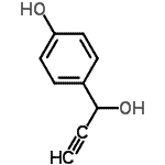 CAS#: 276884-28-7， 4-(1-Hydroxy-2-Propyn-1-Yl)Phenol