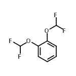 结构式 CAS# 27691-14-1, 1,2-二(二氟甲氧基)苯