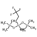结构式 CAS# 27703-88-4, 1,1,1,3,5,5,5-七甲基-3-(3,3,3-三氟丙基)三硅氧烷