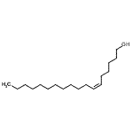 structure of CAS# 2774-87-0, (6Z)-6-Octadecen-1-Ol;cis-6-Octadecen-1-ol;Petroselinyl alcohol;P1510_SIGMA