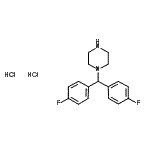 CAS#: 27758-39-0， 1-[Bis(4-Fluorophenyl)Methyl]Piperazine Dihydrochloride