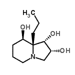 CAS#: 277755-44-9， (1S,2R,8R,8aR)-8A-Propyloctahydro-1,2,8-Indolizinetriol