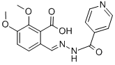 CAS#: 2779-55-7， 2,3-Dimethoxy-6-[(Pyridine-4-Carbonylhydrazinylidene)Methyl]Benzoic Acid