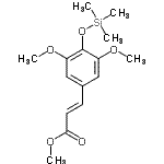 CAS#: 27798-72-7， Methyl (2E)-3-{3,5-Dimethoxy-4-[(Trimethylsilyl)Oxy]Phenyl}Acrylate
