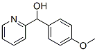 structure of CAS# 27805-39-6, 4-Methoxy-alpha-(2-Pyridyl)benzyl Alcohol;(4-Methoxyphenyl)-(2-Pyridyl)Methanol;(4-Methoxyphenyl)-Pyridin-2-Yl-Methanol;Nci60_001236