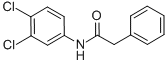 structure of CAS# 27816-82-6, N-(3,4-Dichlorophenyl)-Benzeneacetamide;N-(3,4-Dichlorophenyl)-2-Phenyl-Acetamide;N-(3,4-Dichlorophenyl)-2-Phenyl-Ethanamide;Fr-1139
