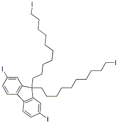 CAS#: 278176-07-1， 2,7-Diiodo-9,9-Didodecane-9H-Fluorene