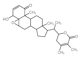 CAS#: 27920-64-5， (22R)-5beta,6beta-Epoxy-4beta,22-Dihydroxy-1-Oxoergosta-2,24-Dien-26-Oic Acid 26,22-Lactone