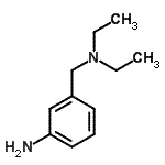 structure of CAS# 27958-97-0, 3-[(Diethylamino)Methyl]Aniline;(3-aminobenzyl)diethylamine;3-[(diethylamino)methyl]aniline;MFCD06804491