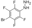 结构式 CAS# 2797-79-7, (4-溴-2,3,5,6-四氟苯基)-肼