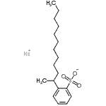 CAS#: 27987-00-4， Sodium 2-(1-Methylundecyl)Benzenesulfonate