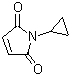 structure of CAS# 28001-33-4, 1-Cyclopropyl-1H-Pyrrole-2,5-Dione;1-CYCLOPROPYL-PYRROLE-2,5-DIONE;MFCD05662910;ZINC01439008