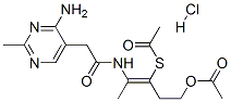 CAS#: 28008-04-0， S-[3-Acetoxy-1-[1-[[(4-Amino-2-Methyl-5-Pyrimidyl)Methyl]Formamido]Ethylidene]Propyl] Thioacetate Monohydrochloride
