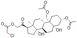 CAS#: 28008-41-5， (14beta,17alpha)-3beta,19-Diacetoxy-5,14-Dihydroxy-21-(Chloroacetoxy)-5beta-Pregnan-20-One