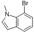 structure of CAS# 280752-68-3, 7-Bromo-1-Methyl-1H-Indole;7-Bromo-1-Methyl-1H-Indole 97%;7-BROMO-1-METHYL-1H-INDOLE