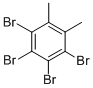 structure of CAS# 2810-69-7, 1,2,3,4-Tetrabromo-5,6-Dimethylbenzene;1,2,3,4-Tetrabromo-5,6-Dimethyl-Benzene;3,4,5,6-Tetrabromo-O-Xylene